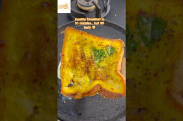 10 Min Healthy Dahi Toast | Easy Breakfast Recipe#healthyanddesiflavour #ytshorts #shorts#food