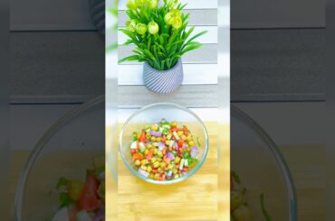 5-Minute Healthy Salad Recipe#ytshorts#dietfood#protenrich#fitnessfood#weightlossrecipe#quickrecipe