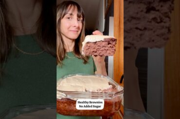 Black bean brownies you can eat for breakfast- healthy & delicious. Hemp milk made with @almondcow