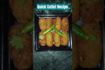 Crispy Potato Cutlet #recipe #shorts #trending