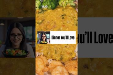 Soulful Dinner Plating #moongdal #rice #shrimp #onion #broccoli #best #indian #food #healthy #asmr
