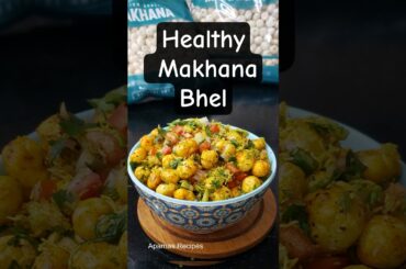 Healthy evening snacks Makhana Bhel #healthysnacks #Cravana #makanabhel #snacksrecipe