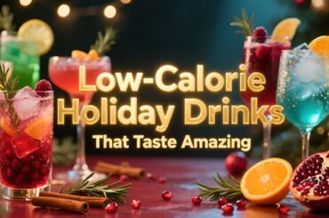Low Calorie Holiday Drinks That Taste Amazing