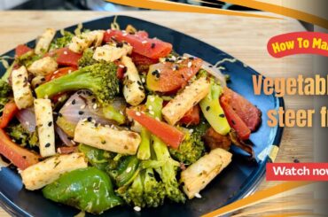 15 Minute Stir Fried Veggies | Healthy Weight Loss Recipe