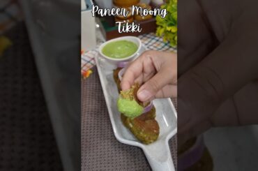 Paneer Moong Tikki - Healthy Snacks Recipe      #zaikapalette #tikki #paneer #moong #sprouts #snacks