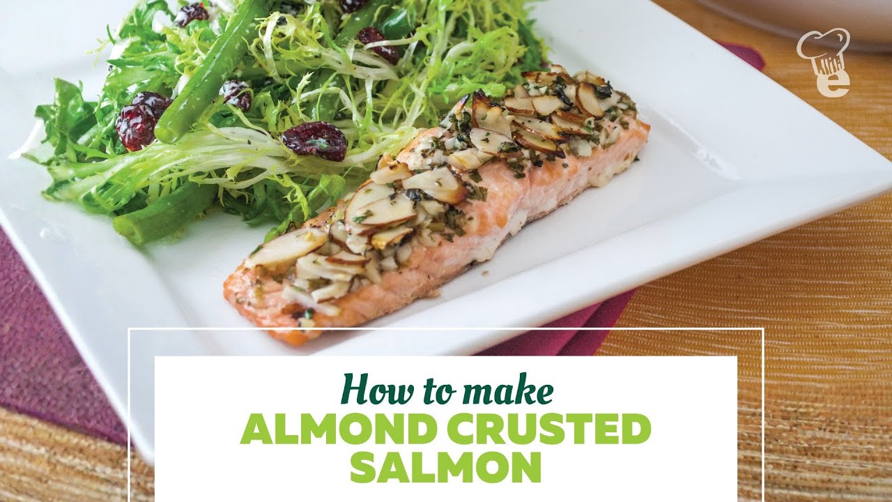 30-Minute Almond Crusted Salmon | Easy Oven-Baked Heart-Healthy Dinner #salmonrecipe #healthyrecipe 30-Minute Almond Crusted Salmon | Easy Oven-Baked Heart-Healthy Dinner #salmonrecipe #healthyrecipe