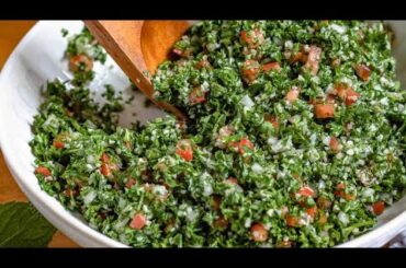 Green & Fresh Tabbouleh Salad | Perfect Healthy Side Dish
