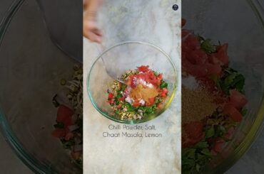 Zero Oil Recipe | Weight Loss Recipe | Sprouts Moong Chaat | How To Make Sprouts Moong Chaat |