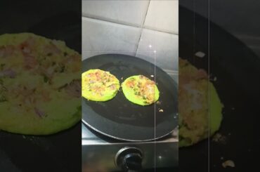 Kid's lunch box idea # green peas pancake# healthy lunch for kids# short