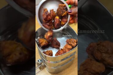 Lunch Recipe: Biriyani Rice | kebab | katirikkai chutney | fruit #shortsfeed #lunchideas #lunchbox