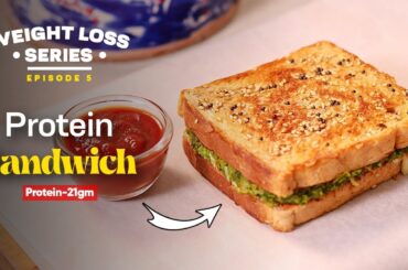15 min High Protein Sandwich For weight Loss | Breakfast recipe for Weight Loss |Quick & Easy Recipe