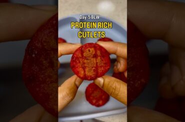 Protein-Rich Baby Food | Paneer Beetroot Cutlets (No Salt)