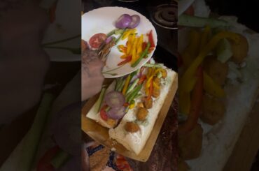 Subway sandwich!! #breakfastsandwich #healthy #motivation #foodie #youtubeshorts #shorts #cooking