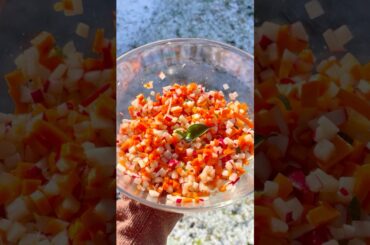 Healthy Radish Carrot Salad #food #recipe #salad