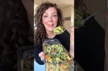 I Just Made the Easiest Calorie Deficit Lunch (Under 400 Calories) #easyweightloss #caloriedeficit