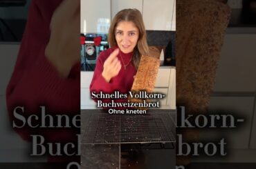 Schnelles Vollkorn Dinkel Buchweizen Brot
