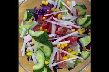 Quick and Easy Salad Recipes #healthy #salad #recipe #food #healthyeating #freshvegetables #viral