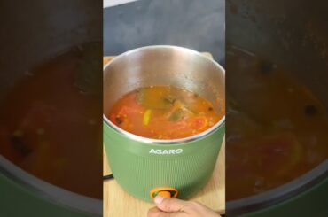 Healthy Tomato Coriander Shorba Made with Agaro Regency Multi Cook Kettle