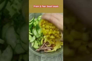 These Salads Are So Easy You'll Make Them Every Week #shorts #saladideas #quickrecipes