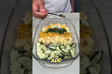 Healthy Salad In Under 10 Minutes #recipe #shorts