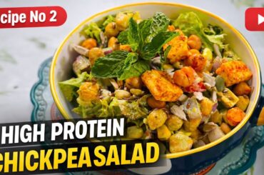 High PROTEIN CHICKPEA( Chhole )Salad Recipe | 30 Healthy Salad Recipes Challenge |Weight loss recipe