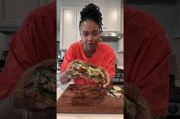 Chickpea “Tuna” Cado sandwich! recipe linked in comments #plantbased #sandwich #veganrecipes