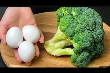 Broccoli Eggs Superfood Healthy Breakfast Recipe | Protein Rice Breakfast | Broccoli recipe