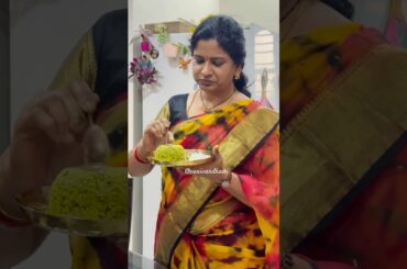 Easy lunch box recipe | quick & healthy palak rice |#youtubeshorts #teluguvlogs#shortsfeed#palakrice