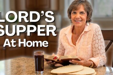 Lord's Supper at Home? (EASY UNLEAVENED BREAD RECIPE)