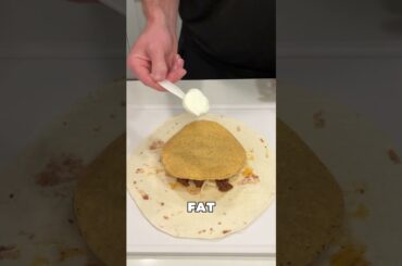 High Protein Crunch Wrap (Only 390 Calories)