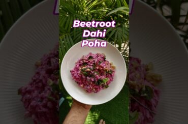 Beetroot dahi poha #shorts