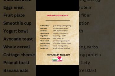 Healthy Breakfast Ideas (that ACTUALLY TASTE GOOD)