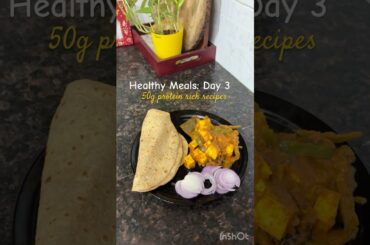 Day 3 of Healthy Meals #schooltiffinbox #whatieatinaday #tiffin #healthyrecipes #highprotein #recipe