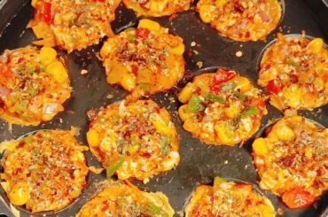 5 Minutes High Protein Pizza Bites | Healthy Kids Lunchbox Ideas | Tiffin Recipes | Breakfast Recipe