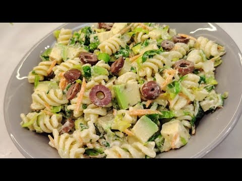 Healthy Pasta Salad Recipe | Fresh Gluten-Free Salad with Tahini Dressing #pastasalad #salad #asmr Healthy Pasta Salad Recipe | Fresh Gluten-Free Salad with Tahini Dressing #pastasalad #salad #asmr