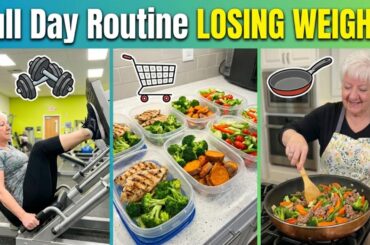 HEALTHY HABITS = HEALTHY WEIGHT! My Real Day Routine #weightloss #diet #dailyroutine #over60