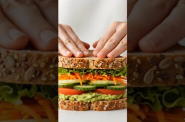 Healthy Avocado Bread Sandwich#shorts #ai #aishorts #aiviral