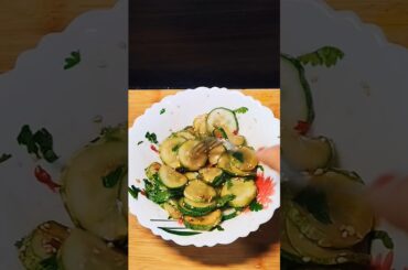 Healthy Chatpati Cucumber Salad #food #recipe #easyrecipe #youtubeshorts #viral #healthyfood