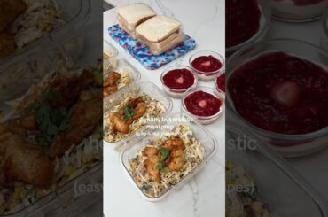 What I eat meal prep to stay healthy & balanced! 3 new recipes in the comments #mealprep #easyrecipe