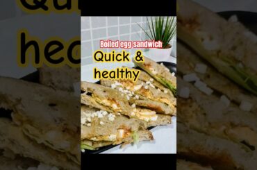 “Hungry? Make this protein-packed egg sandwich in just few minutes!”#shorts#shortsfeed#healthyfood