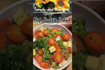 High Protein Tofu Salad | Healthy & Filling Weight Loss Recipe #trending #healthy #weightloss #viral