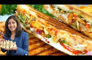 Sirf 5 Minute Easy Sandwich in Air Fryer | Breakfast Recipes Indian | No Oil Breakfast With Bread