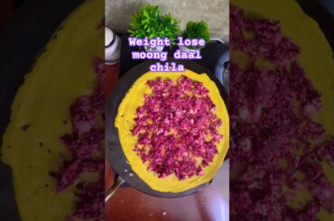 Healthy Moong Dal Chilla | Beetroot Gajar Paneer Chilla Recipe | Weight  Loss Breakfast #viral