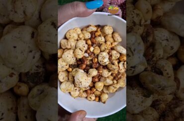 Healthy and Tasty Makhana snacks #mahuasrecipes #youtubeshorts #recipe #easyrecipe #makhana