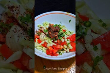 Fresh Cucumber Tomato Salad Recipe | Quick & Healthy #shortsfeed #cucumber #viralfood