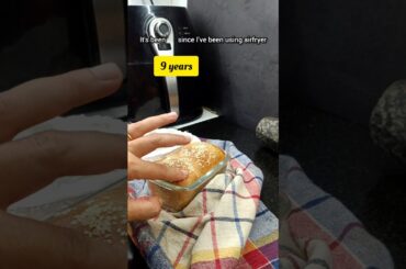 Baking Bread in Airfryer for 9 Years: Perfect Airfryer Bread: Time, Temp & Yeast Secrets #shortsfeed