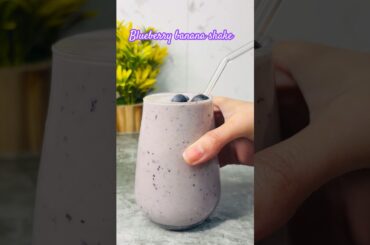 Blueberry Banana Shake Recipe | Healthy Smoothie for Weight Loss & Energy#ytshorts #recipe #shorts