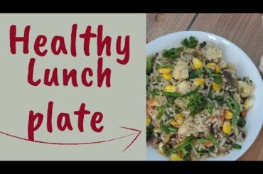 Healthy lunch plate recipe  #weight loss recipe    #protein & fiber rich recipe #food #dite recipe