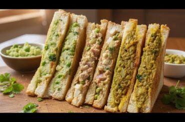 3 Unique Indian Sandwich Combination|Delicious Sandwich Recipes For Breakfast & Snacks|Bread Recipe