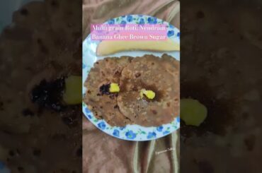 #healthy #breakfast #multigrainroti #shorts #banana